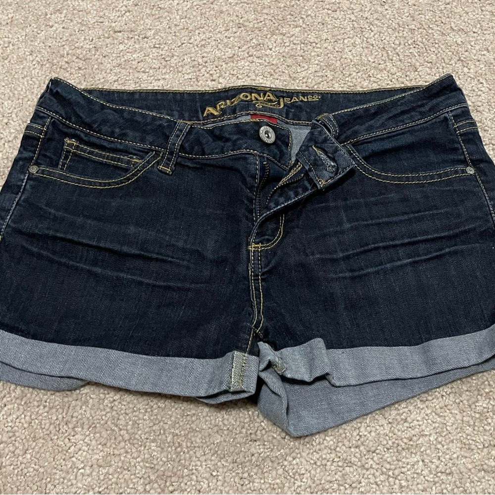 Arizona Jean Company Women's Dark Blue Jean Shorts